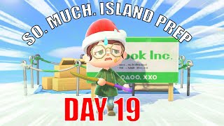 Preparing to Finish my Christmas Island  Animal Crossing New Horizons [upl. by Sinnal]