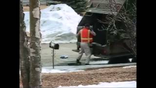 Angry Garbage Man Prank  Bin Man Destroys Mailbox [upl. by Siblee]