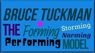 The FormingStormingNormingPerforming model By Bruce Tuckman Animated summary [upl. by Nealon]