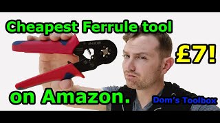 I bought the cheapest Ferrule crimp tool on Amazon Is it worth it Greensen Crimper plier Review [upl. by Duj]