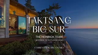 UNDER CONTRACT Taktsang A Stunning Temple Home In the Heart of Big Sur [upl. by Aleiram39]