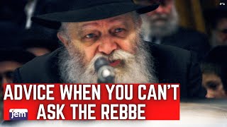 Getting Advice When You Cant Ask The Rebbe [upl. by Enautna]