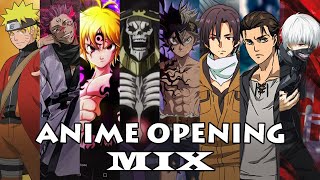 Anime Openings Music Mix 2  Best Anime OP All Time  Anime Opening Compilation 2021 [upl. by Tonye]