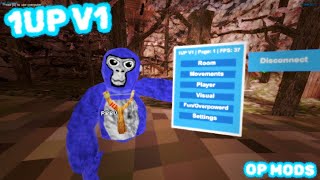 Reviewing the 1UP Menu  OP Mods  Gorilla Tag [upl. by Ainit]