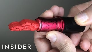 Makeup Artist Carves Lipstick Into Tiny Sculptures [upl. by Airdnalahs338]