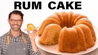 The BEST Rum Cake Recipe [upl. by Blockus633]