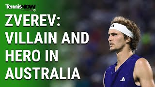 Zverev Villain and Hero in Australia [upl. by Clayton]