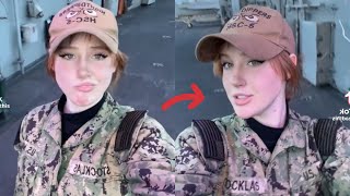 Men EXPOSE Female Soldiers On TikTok 2 [upl. by Aneelad]