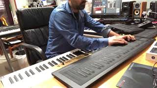 MPE Guitar Library and Roli Seaboard Rise  Lightpad M [upl. by Rekyr]