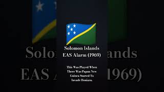 Solomon Islands EAS Alarm 1969 [upl. by Idmann]