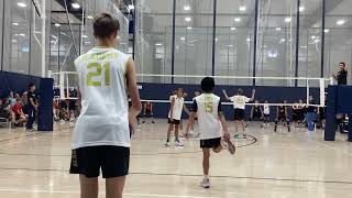 Academy Volleyball Club Boys 13 HP Denny Volleyball Game [upl. by Daisie]