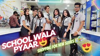 School Wala Pyaar 😍❤️ Shopping for New Series 🛍️ Yashu09 [upl. by Hirza]