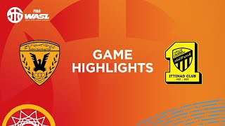 FIBA WASL 2425 West Asia League Group Phase  AL QADSIA SC vs ITTIHAD CLUB  GAME HIGHLIGHTS [upl. by Jeri]