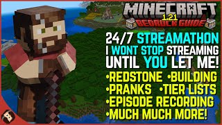 🔴Day 27 Guide World Work  Subathon  Minecraft Bedrock  D27S2 [upl. by Ilojna187]