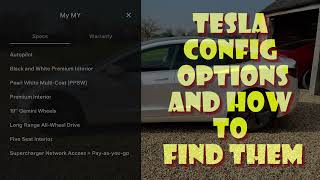 Tesla option and configration codes hidden vins why theyre important and how to find them [upl. by Odrude]