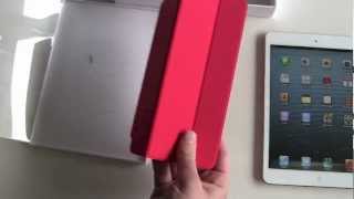 Rotes iPad Mini Smart Cover Test [upl. by Eissoj]