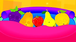 Five In The Bed Fruits Song and Nursery Rhymes for Kids [upl. by Leviram]