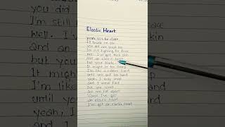 Elastic Heart lyrics by Sia sia elasticheart shorts ytshorts shortsfeed fyp [upl. by Beret231]