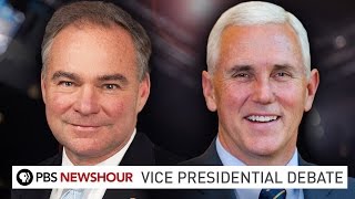 Watch the 2016 Vice Presidential Debate between Mike Pence and Tim Kaine [upl. by Peterman]