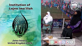 Institution of Lajna Imaillah  Jalsa Salana United Kingdom 2024  Studio Programme [upl. by Airat]