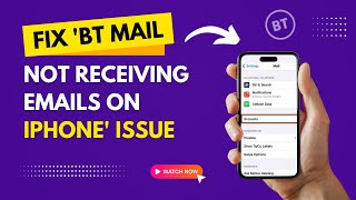 Fix BT Mail Not Receiving Emails on iPhone Issue  Help Email Tales [upl. by Airla]