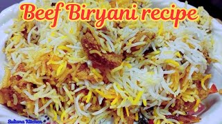 Beef Biryaini Recipe  Beef Dum Biryani Recipe  Hyderabadi Famous Gosht Ki Biryani [upl. by Nadnerb]