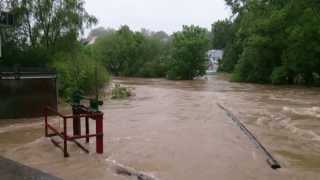 Hochwasser Kocher am 1 Juni 2013 in Gaildorf [upl. by Carolyn]