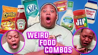 TRYING WEIRD FOOD COMBINATIONS PEOPLE LOVE [upl. by Anivlek]