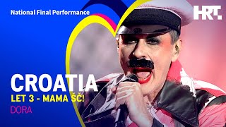 Let 3  Mama ŠČ  Croatia 🇭🇷  National Final Performance  Eurovision 2023 [upl. by Ellinej10]