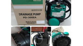 WILO PD300 Polypropylene Dewatering Submersible Pump Rain Water Dewatering Pumps Waste Water Pumps [upl. by Oiramed]