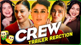 CREW Official Teaser Reaction  Tabu  Kareena Kapoor Khan  Kriti Sanon  Diljit Dosanjh [upl. by Ram]