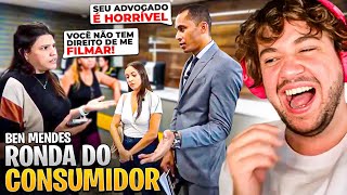 A GERENTE DA ACADEMIA FICOU PTA E O BEN MENDES SE EXALTOU  React Ronda do Consumidor [upl. by Ghiselin]