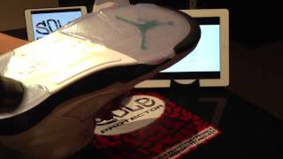 SOLE PROTECTOR™ by 3M™ Installation Video on Air Jordan V quot [upl. by Arramas18]