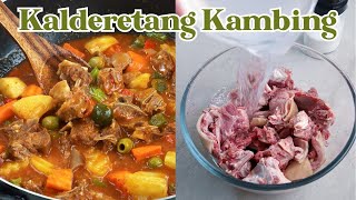 Kalderetang Kambing  Goat Caldereta [upl. by Enovad]