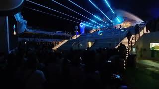 Santuario dei Cetacei  Light show  Costa Smeralda [upl. by Surbeck]