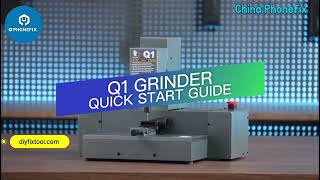 Xwitzeal Q1 CNC Grinding Machine Usage Tutorial And Application Complete Guide [upl. by Atikahc]