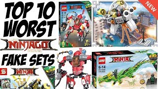 TOP 10 WORST LEGO NINJAGO MOVIE FAKE SETS [upl. by Samul]