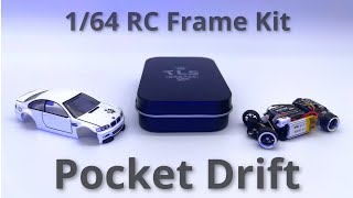 164 RC Pocket Drift Frame Kit DIY TLS1002 [upl. by Enyrhtac220]