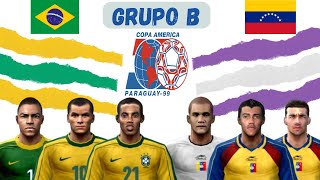 ⚽️COPA AMÉRICA 1999 DELUXE  NOSSO SUPER PATCH DETALHADO PARTE 1 BRASIL vs VENEZUELA  🎮 BZERO [upl. by Ivon290]