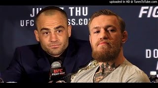 Conor McGregor and Eddie Alvarez Fire Away During UFC 205 Media Call [upl. by Brookhouse750]