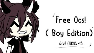 ✨ Free Ocs  Boy  quot👕   ° ܀  GIVE CREDS 😰 ♡   Gacha life ୨ ° [upl. by Dnomyad815]