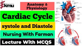 Cardiac Cycle  Systole and Diastole Cardiovascular systemAnatimy and Physiology [upl. by Boarer]