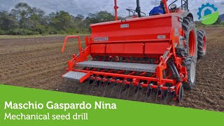 Seed Drill  Maschio Gaspardo Nina  GoampGrow Farm Solutions [upl. by Kcirdet]