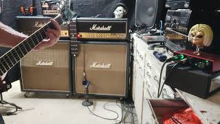 SM57 vs Sennheiser e609 Marshall TSL 100 Crunch channel Celestion T75 [upl. by Eikcuhc972]