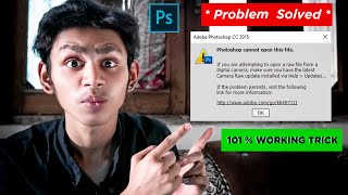 How to open raw files on photoshop  How to Fix Cant Open Raw Images in Photoshop Lightroom [upl. by Pooh]