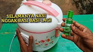 BANYAK YANG BELUM TAU BEGINI CARA SUPAYA NASI DI MAJIKOM TIDAK BASI BASI LAGI [upl. by Shelby]