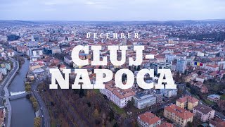 Cluj Napoca 4k DecemberDrone romania 4k drone [upl. by Lucais]