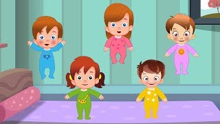 Five Little Babies  Nursery Rhyme  kids songs  baby rhyme [upl. by Teirrah716]