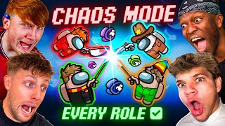 SIDEMEN AMONG US ULTRA CHAOS MODE EVERY SINGLE ROLE TURNED ON [upl. by Ettennan]