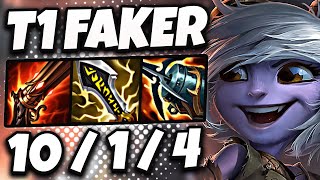 T1 Faker Tristana vs Lissandra  MID  Ranked Korea Patch 1314 ✅ [upl. by Wilkens]